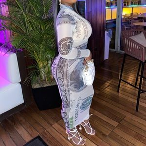 Money Sheer Dress